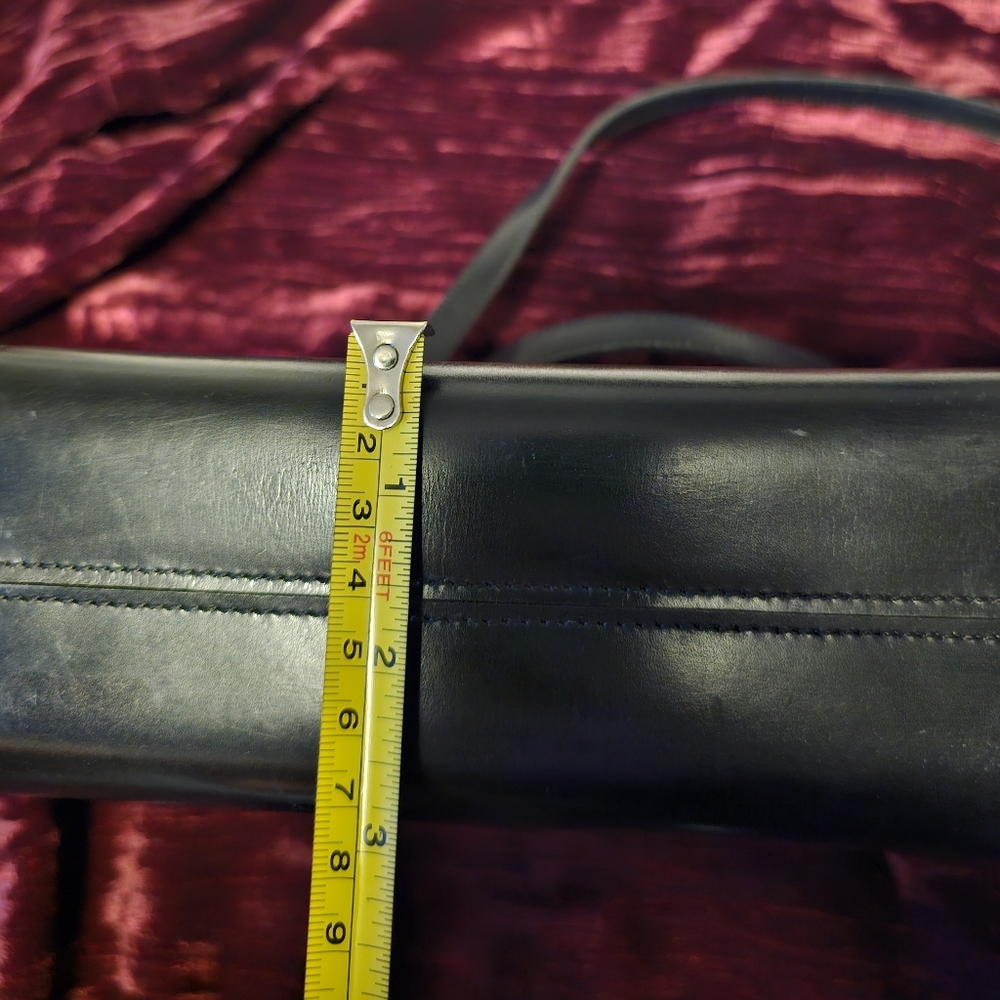DIOR Vintage Black Leather Handbag - Picture 7 of 9